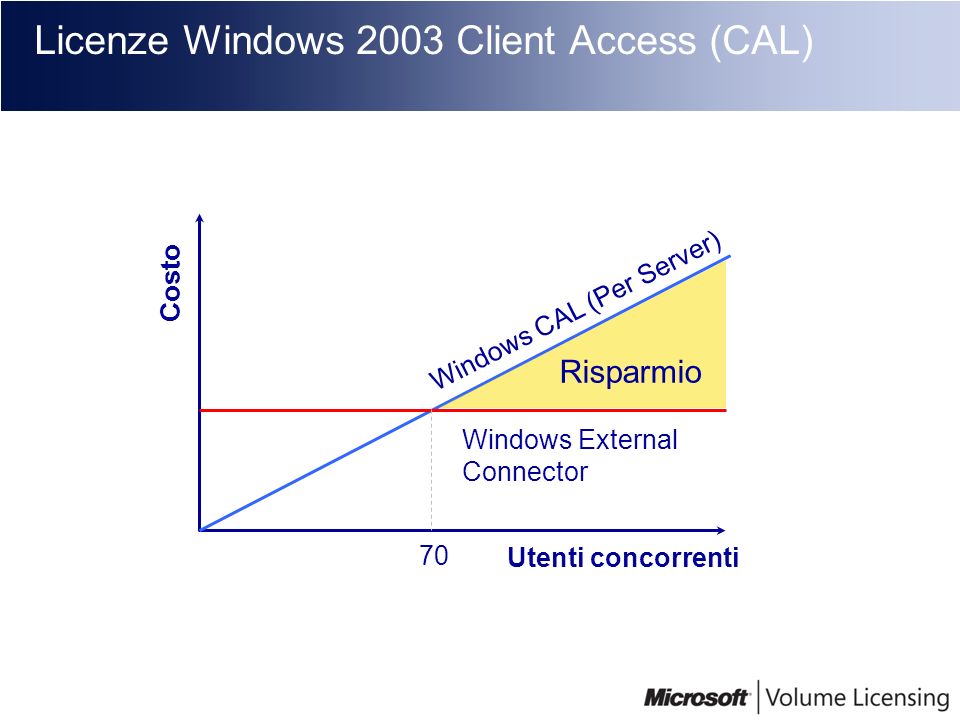 Licenze Windows 2003 Client Access (CAL)