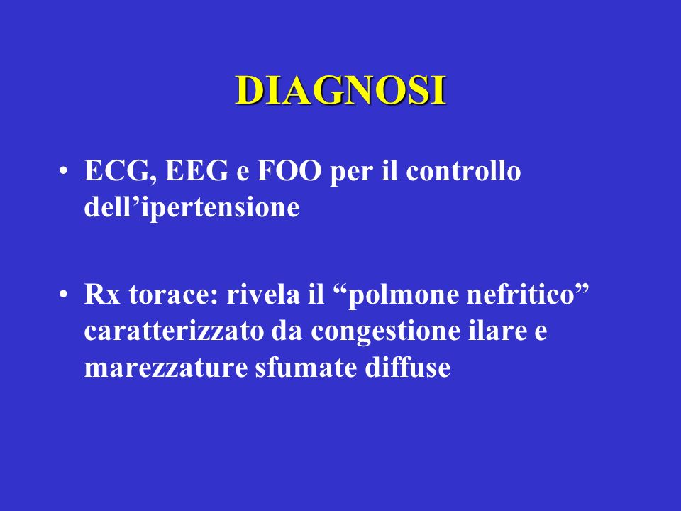 DIAGNOSI ECG, EEG e FOO per il controllo dell’ipertensione