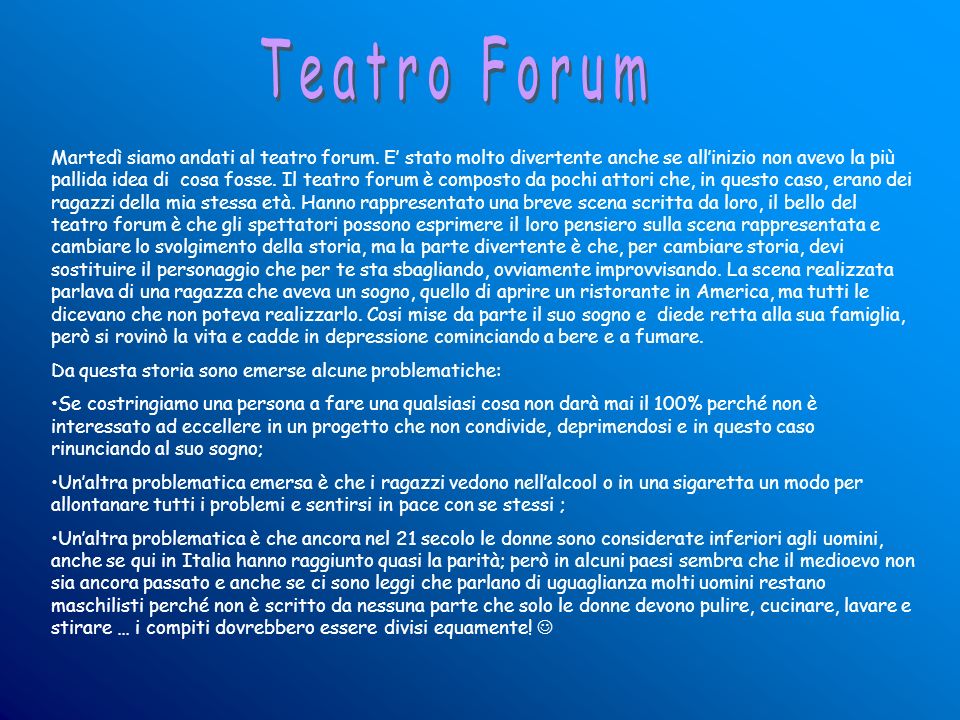 Teatro Forum