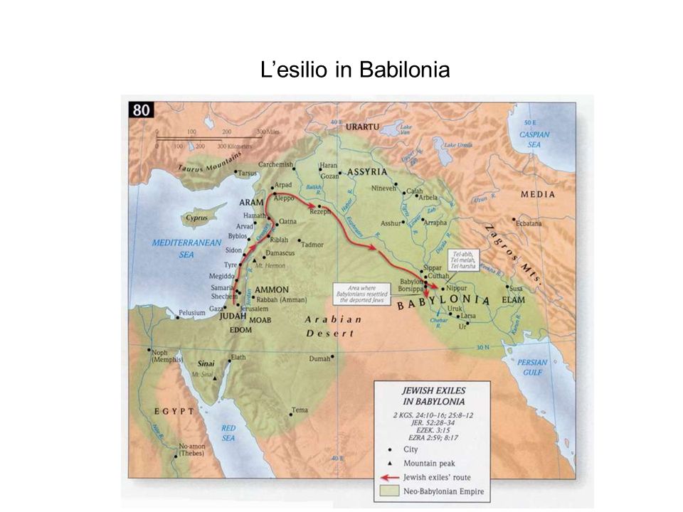 L’esilio in Babilonia