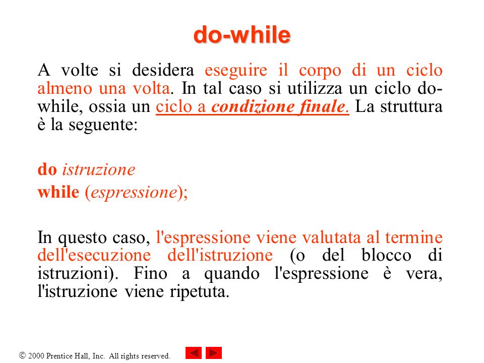 do-while