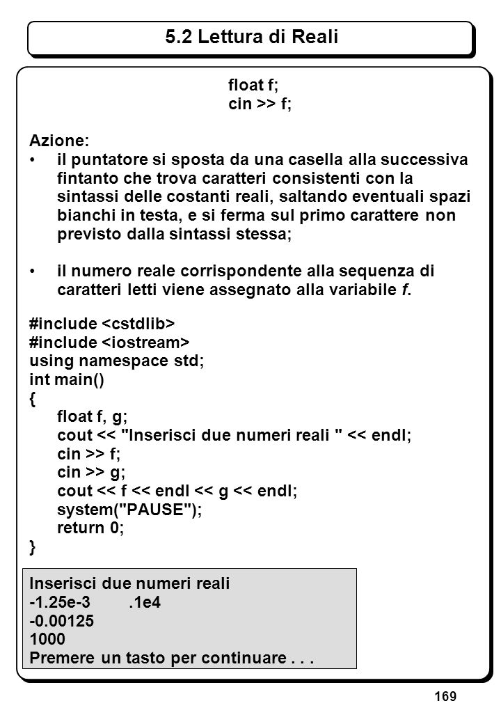 3.7 Tipi enumerazione (I) Tipi enumerazione (o enumerati):