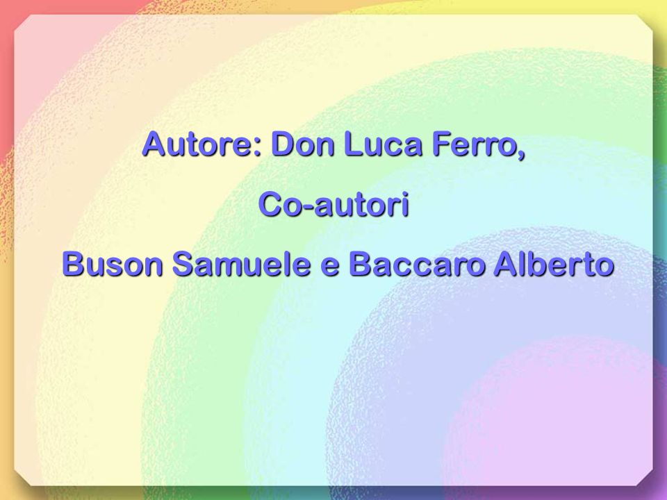 Buson Samuele e Baccaro Alberto