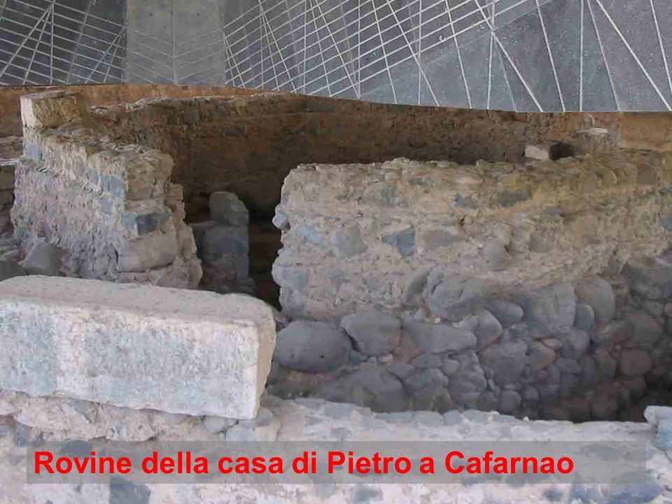 Rovine della casa di Pietro a Cafarnao