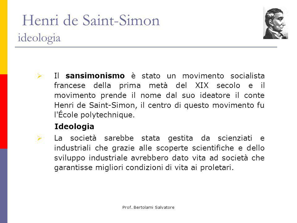 Henri de Saint-Simon ideologia