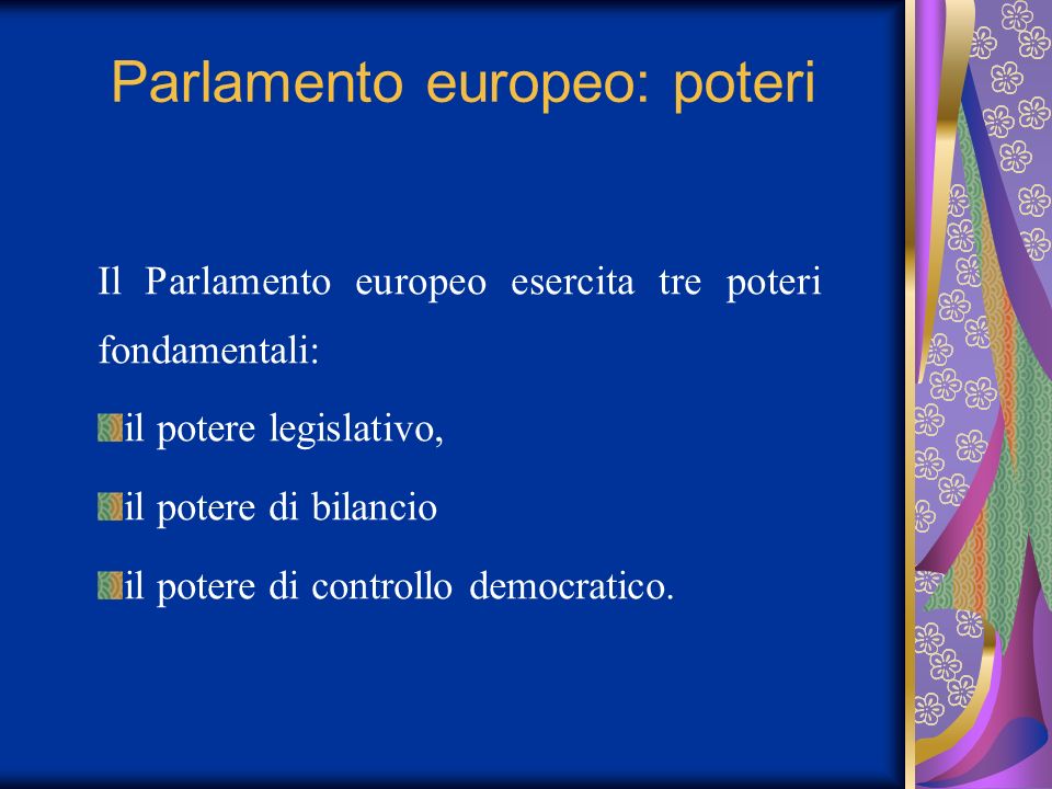 Parlamento europeo: poteri
