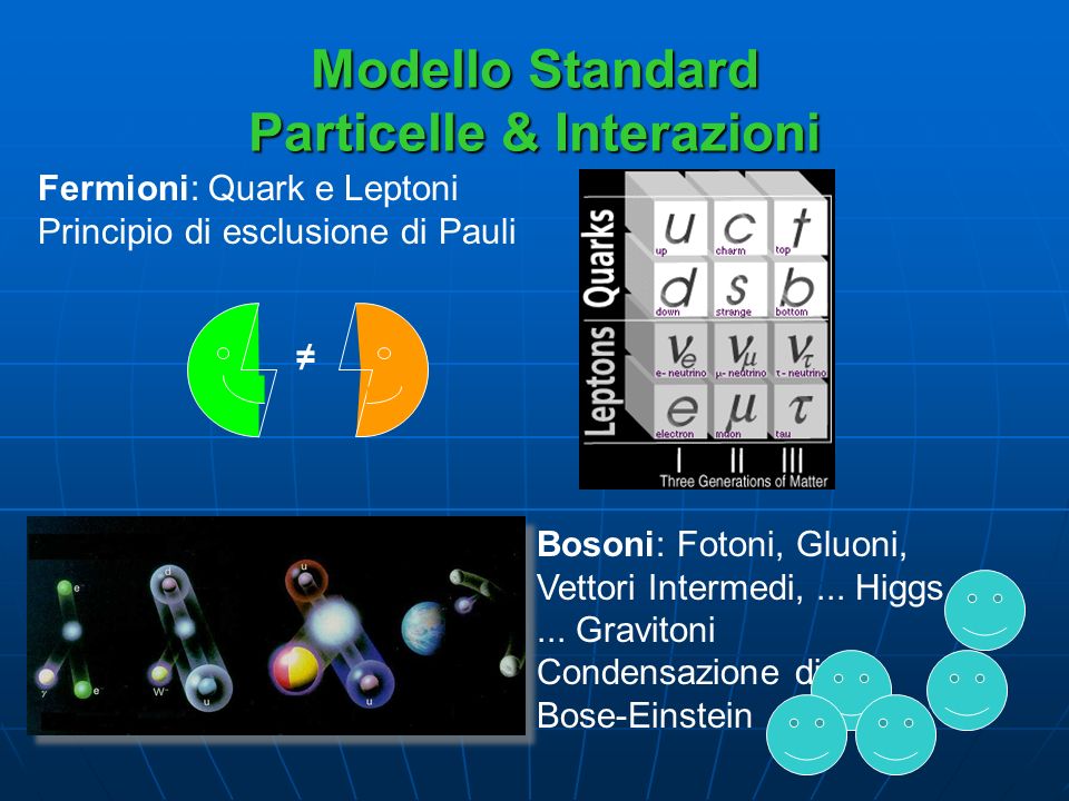 Modello Standard Particelle & Interazioni