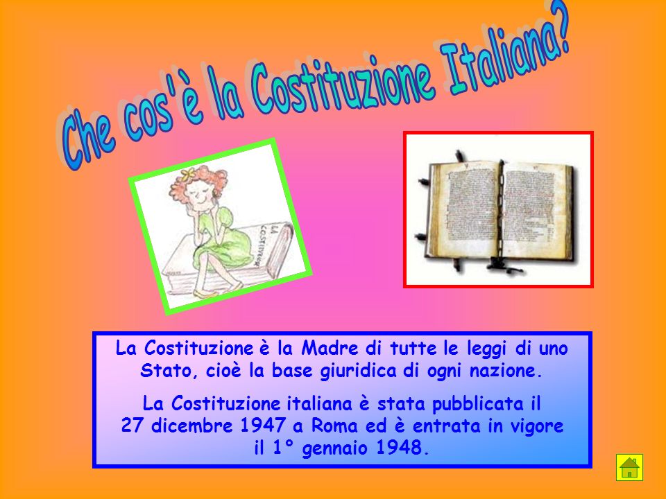 Che cos è la Costituzione Italiana