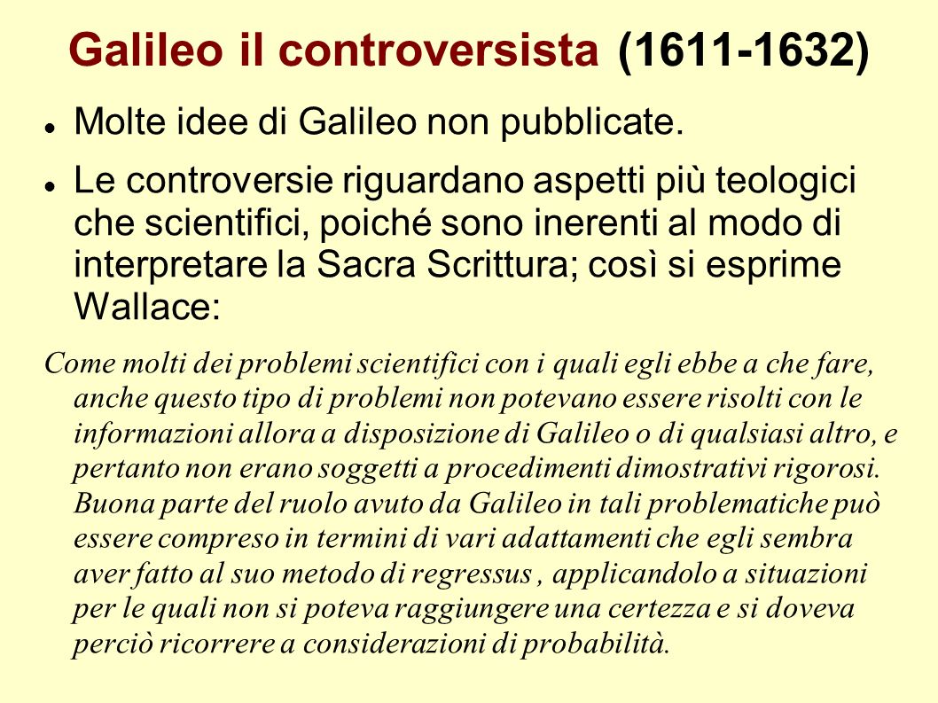 Galileo il controversista ( )‏