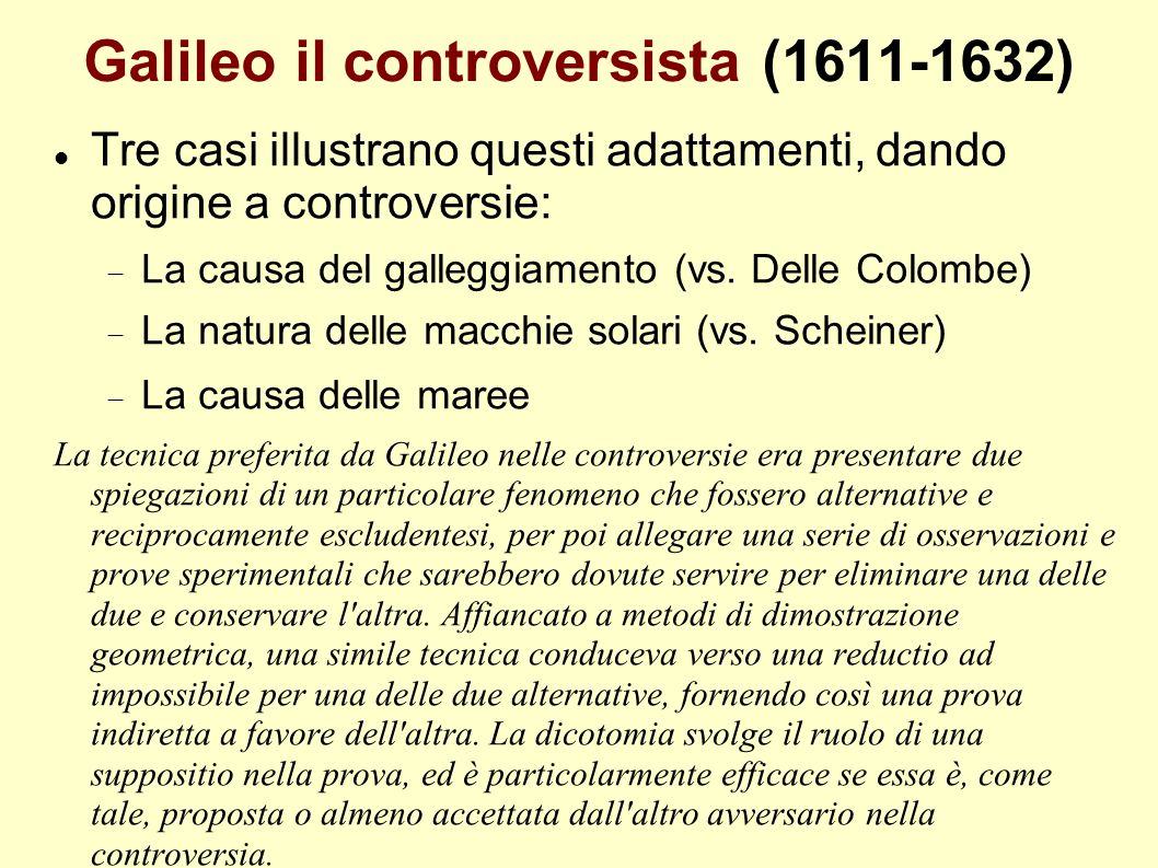 Galileo il controversista ( )‏