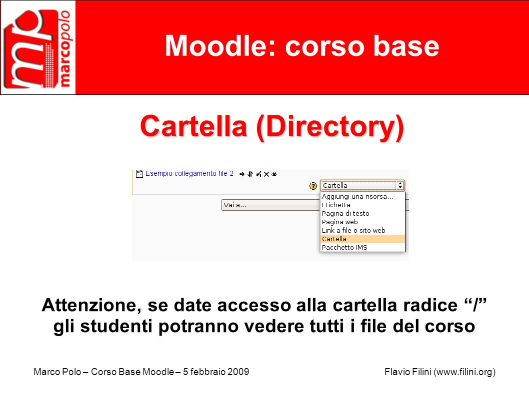 Cartella (Directory)‏