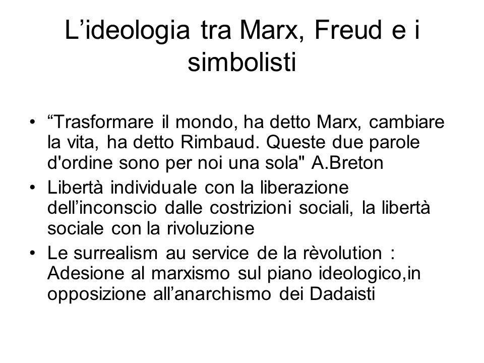 L’ideologia tra Marx, Freud e i simbolisti