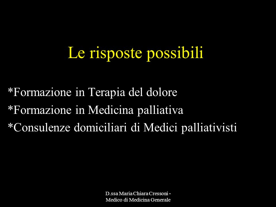 D.ssa Maria Chiara Cressoni - Medico di Medicina Generale