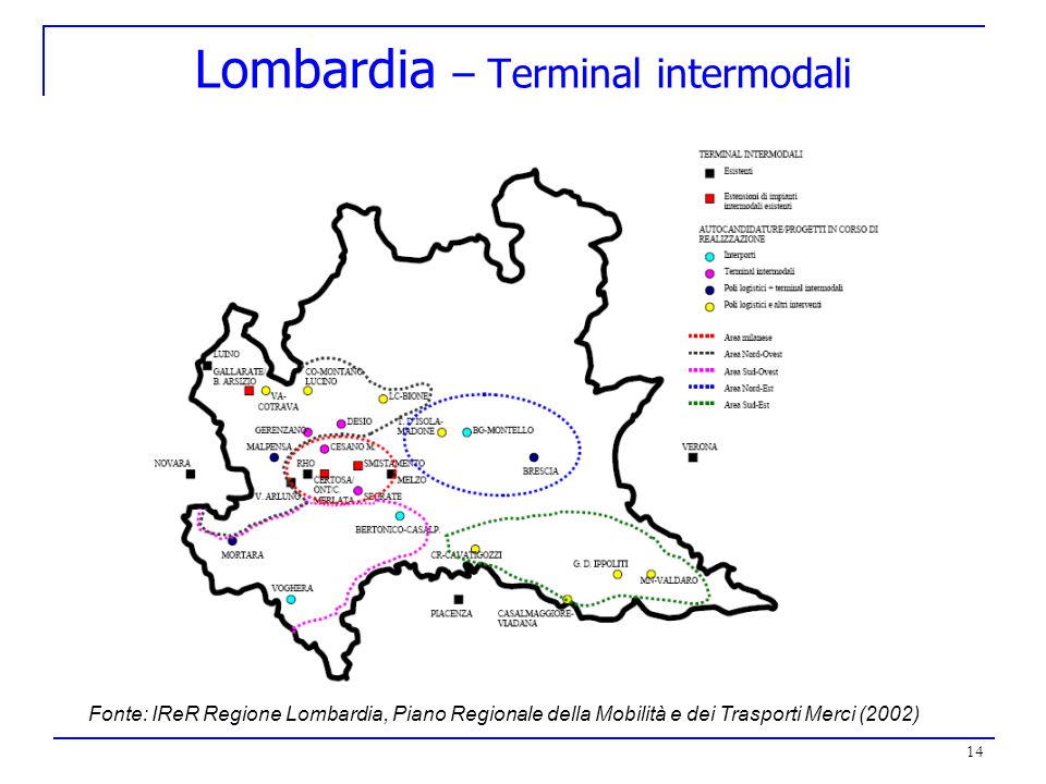 Lombardia – Terminal intermodali