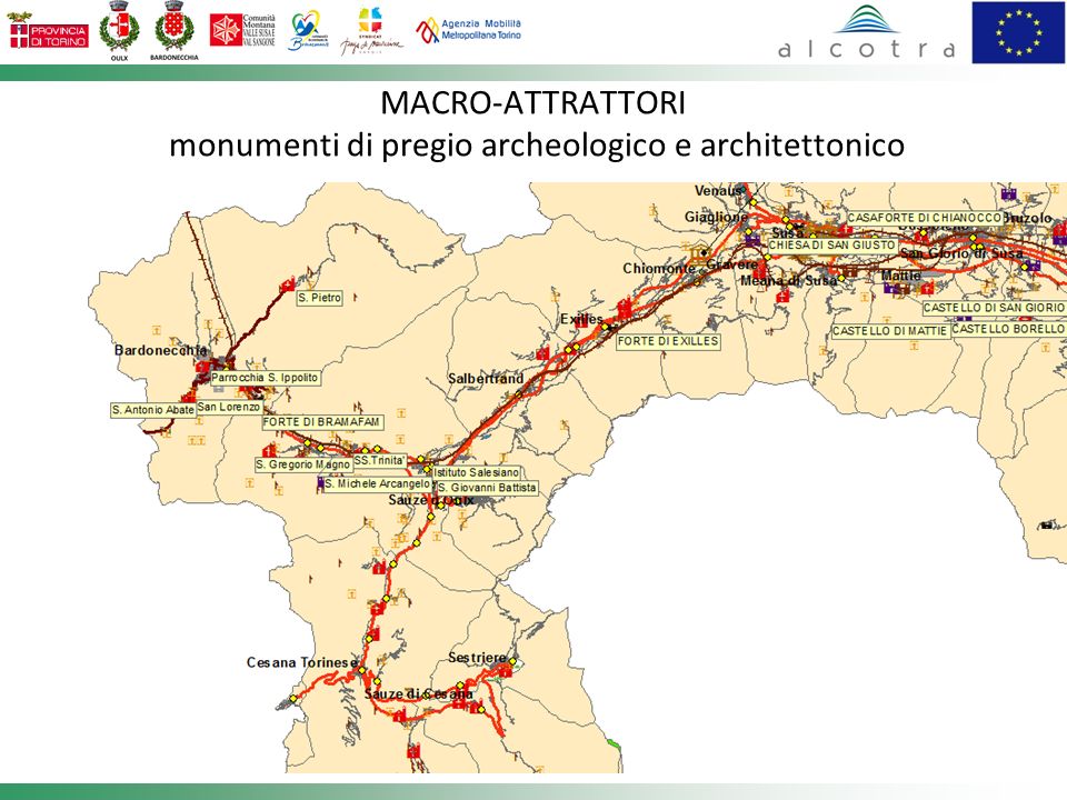 MACRO-ATTRATTORI monumenti di pregio archeologico e architettonico