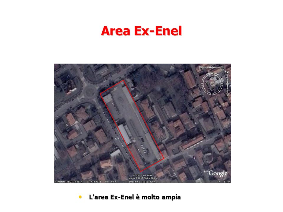 L’area Ex-Enel è molto ampia
