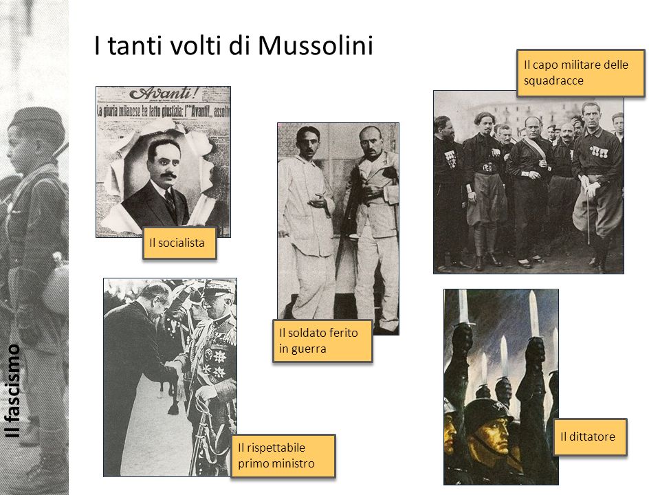 I tanti volti di Mussolini