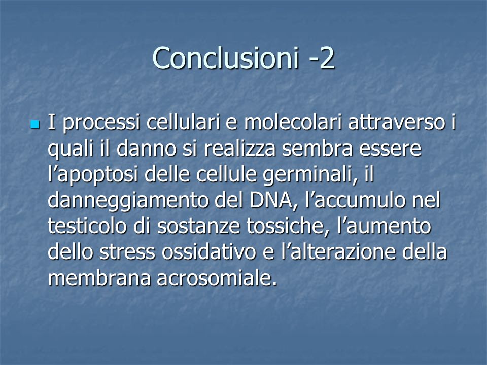 Conclusioni -2