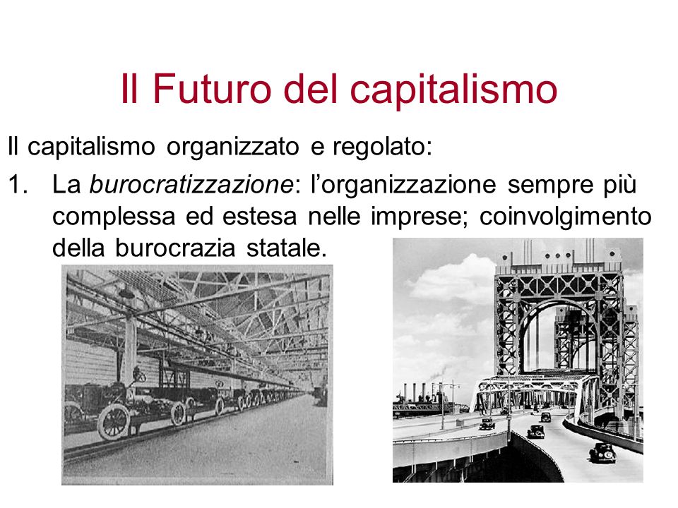 Il Futuro del capitalismo