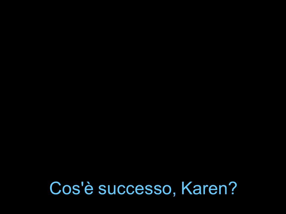 Cos è successo, Karen