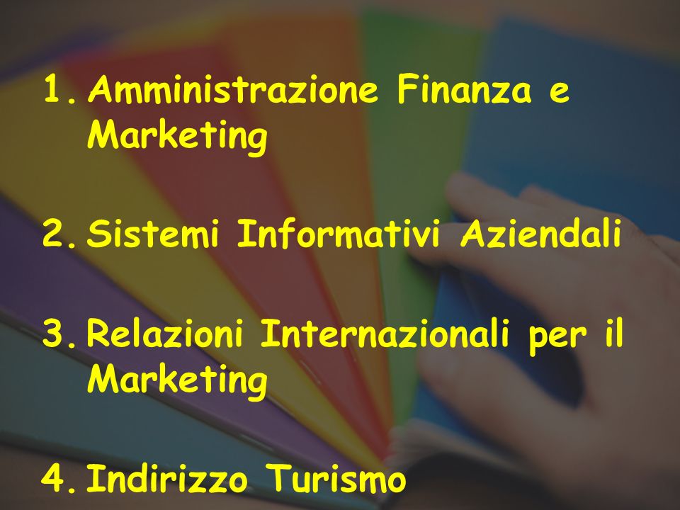 Amministrazione Finanza e Marketing