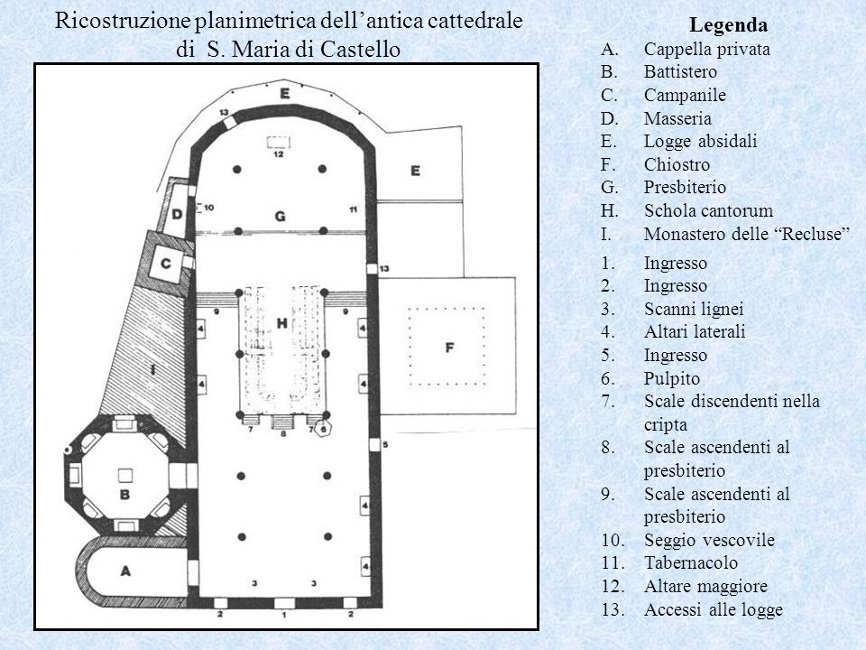 Ricostruzione planimetrica dell’antica cattedrale di S