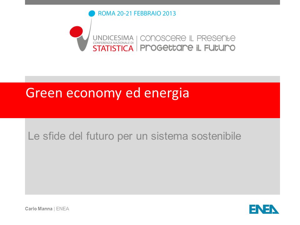 Green economy ed energia