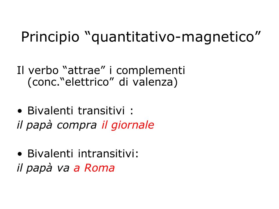 Principio quantitativo-magnetico