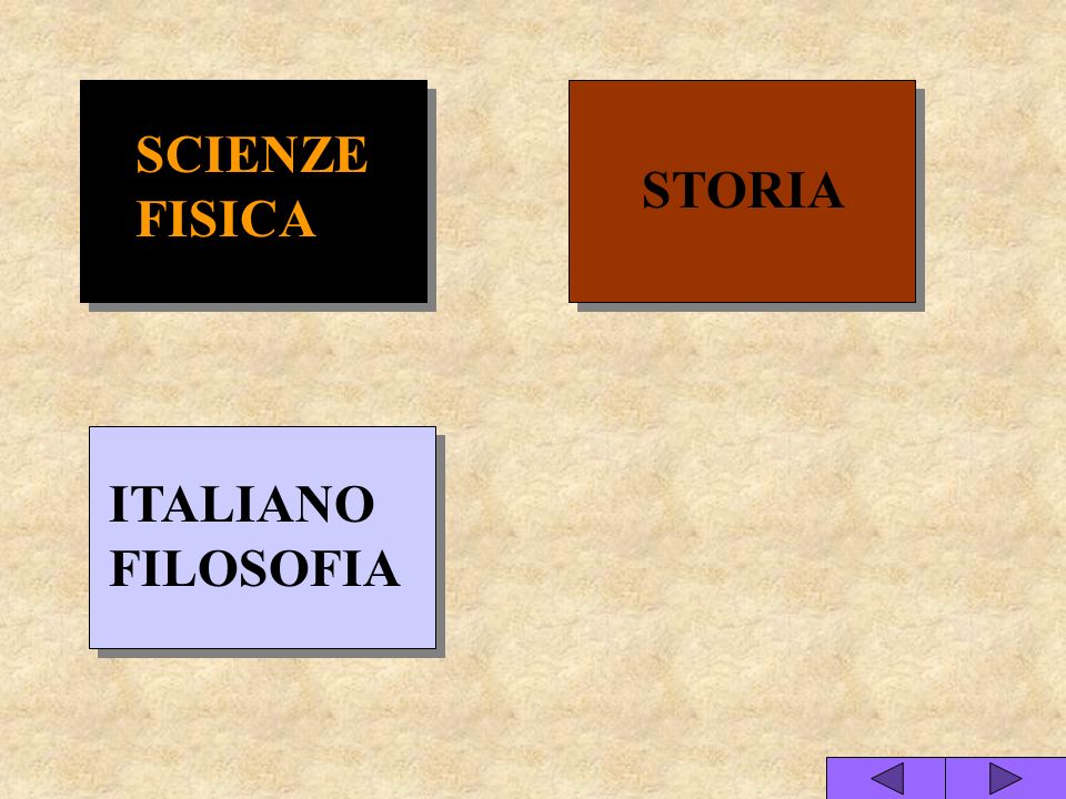 STORIA SCIENZE FISICA ITALIANO FILOSOFIA