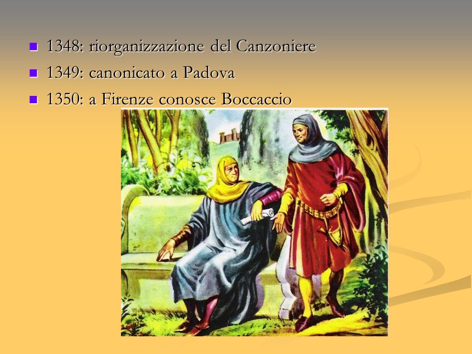 1348: riorganizzazione del Canzoniere