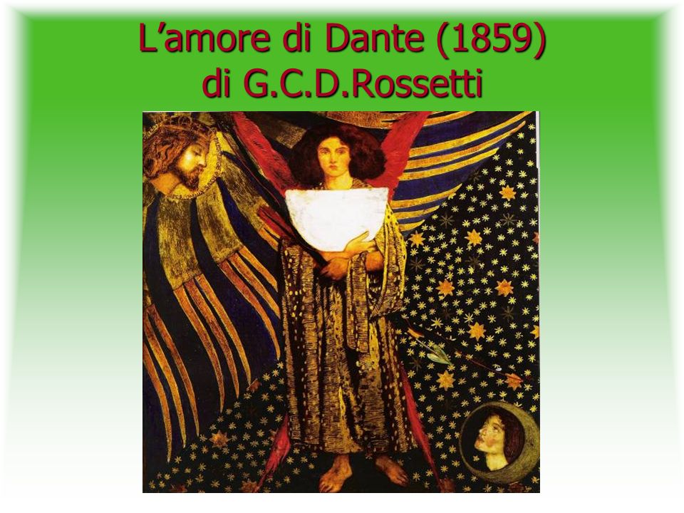 L’amore di Dante (1859) di G.C.D.Rossetti