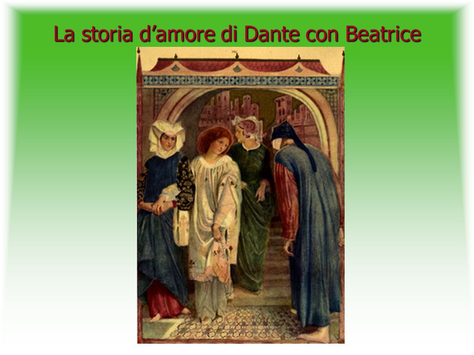 La storia d’amore di Dante con Beatrice