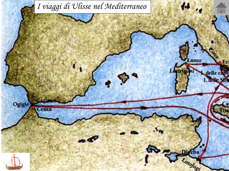 I viaggi di Ulisse nel Mediterraneo
