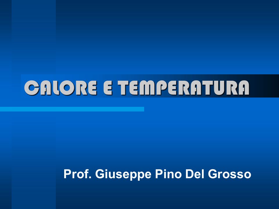 Prof. Giuseppe Pino Del Grosso