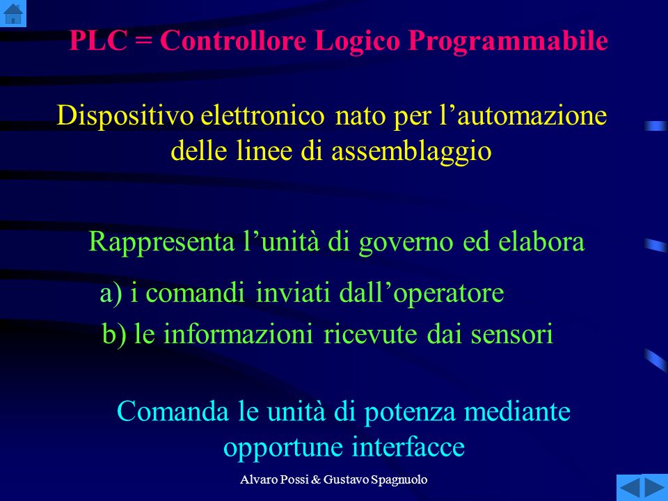 PLC = Controllore Logico Programmabile