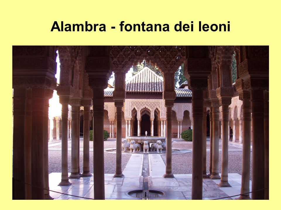Alambra - fontana dei leoni