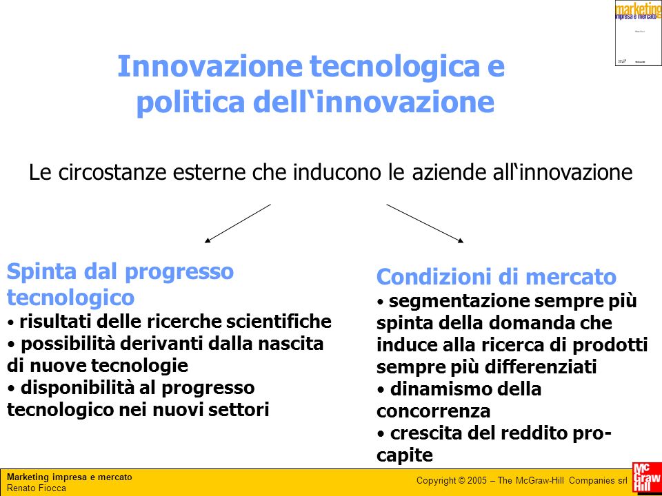 Innovazione tecnologica e politica dell‘innovazione