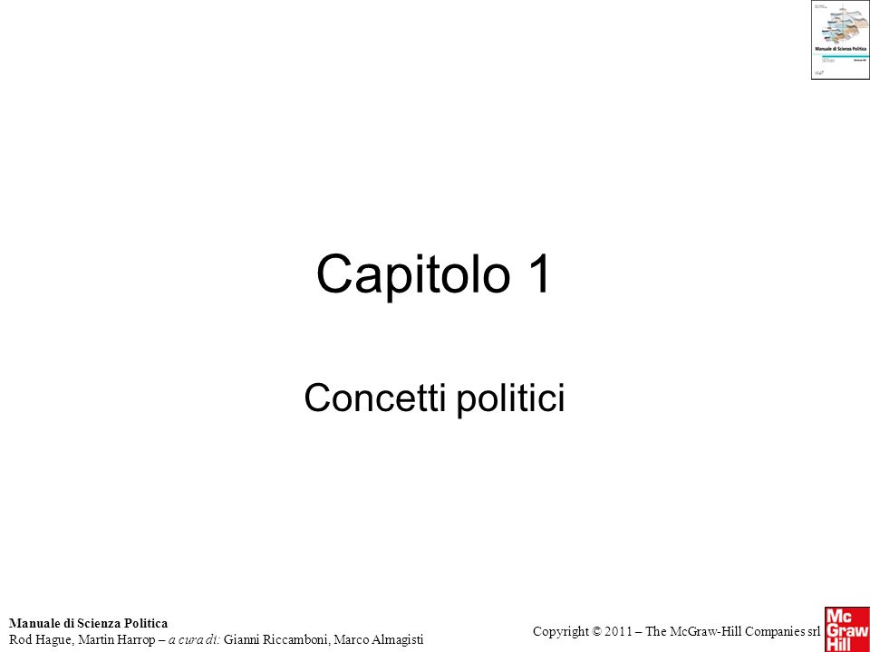Capitolo 1 Concetti politici