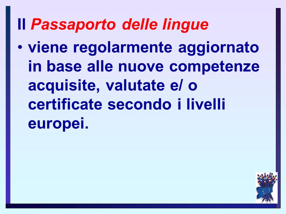 Il Passaporto delle lingue