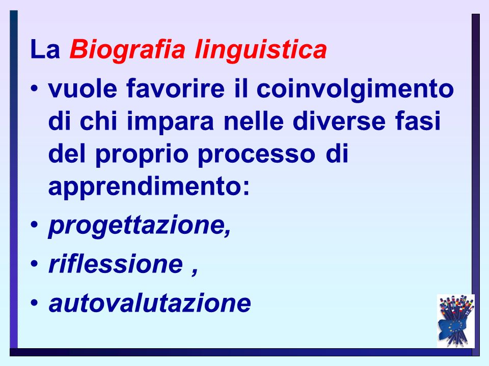 La Biografia linguistica