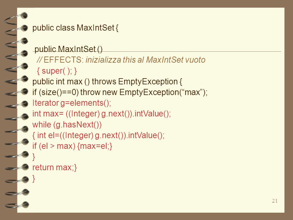 public class MaxIntSet {