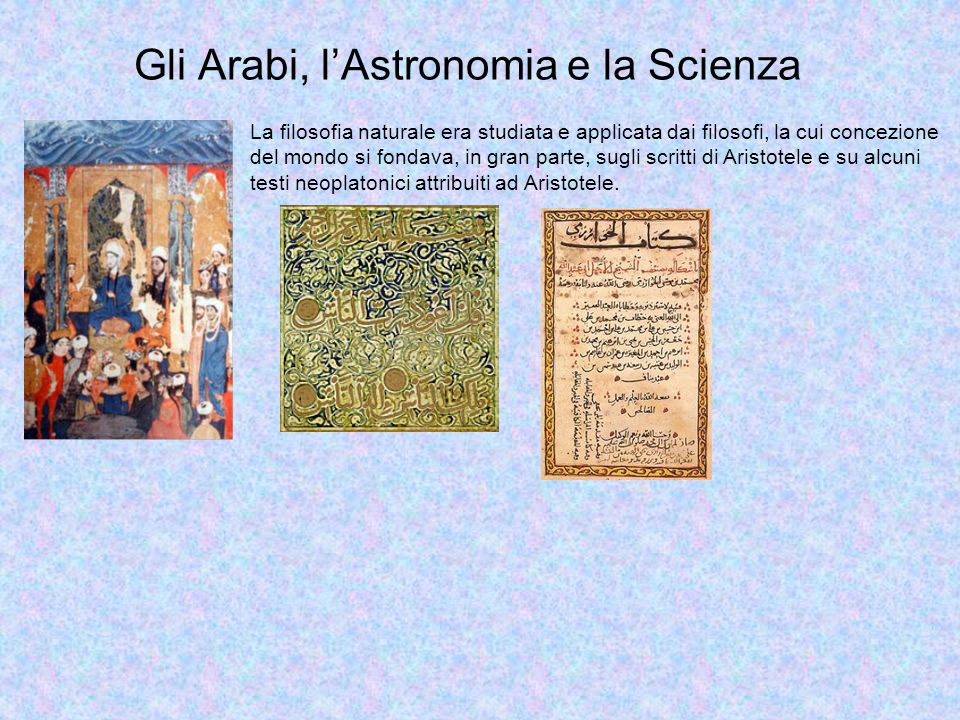 Gli Arabi, l’Astronomia e la Scienza
