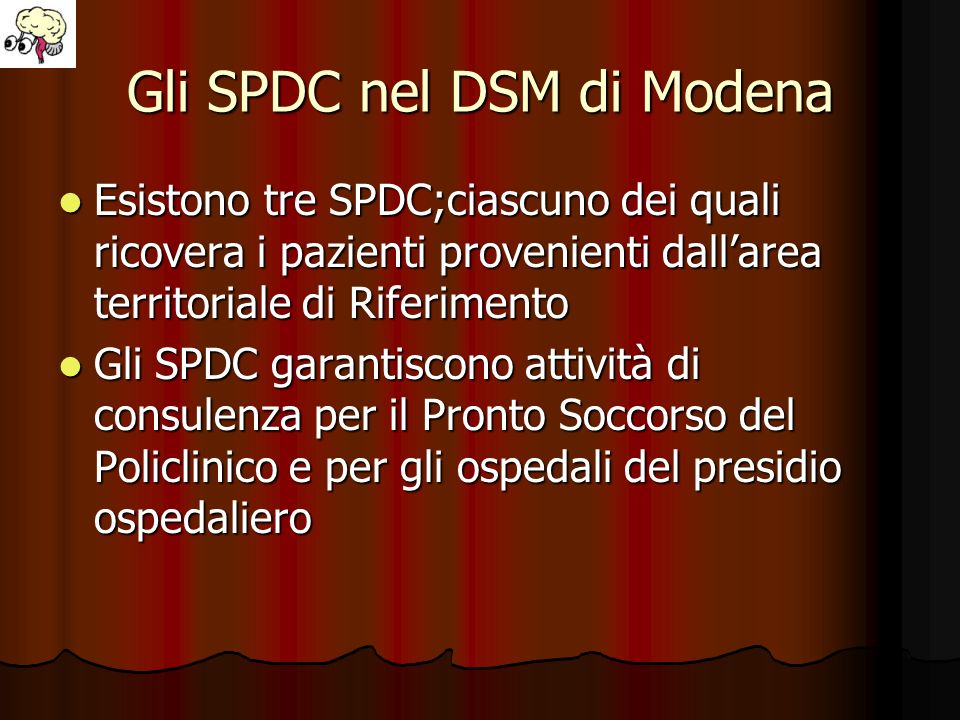 Gli SPDC nel DSM di Modena