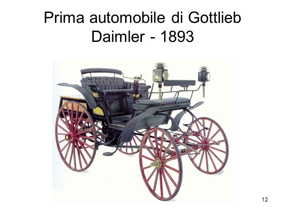 Prima automobile di Gottlieb Daimler
