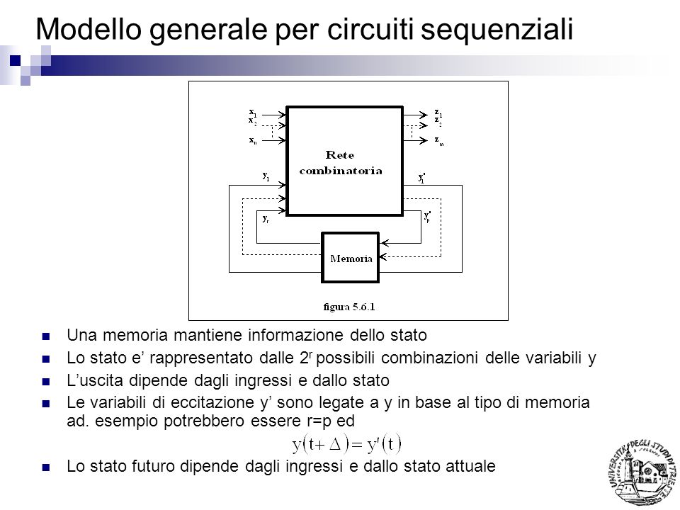 Modello generale per circuiti sequenziali
