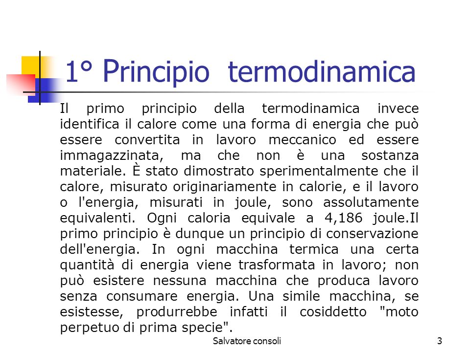 1° Principio termodinamica