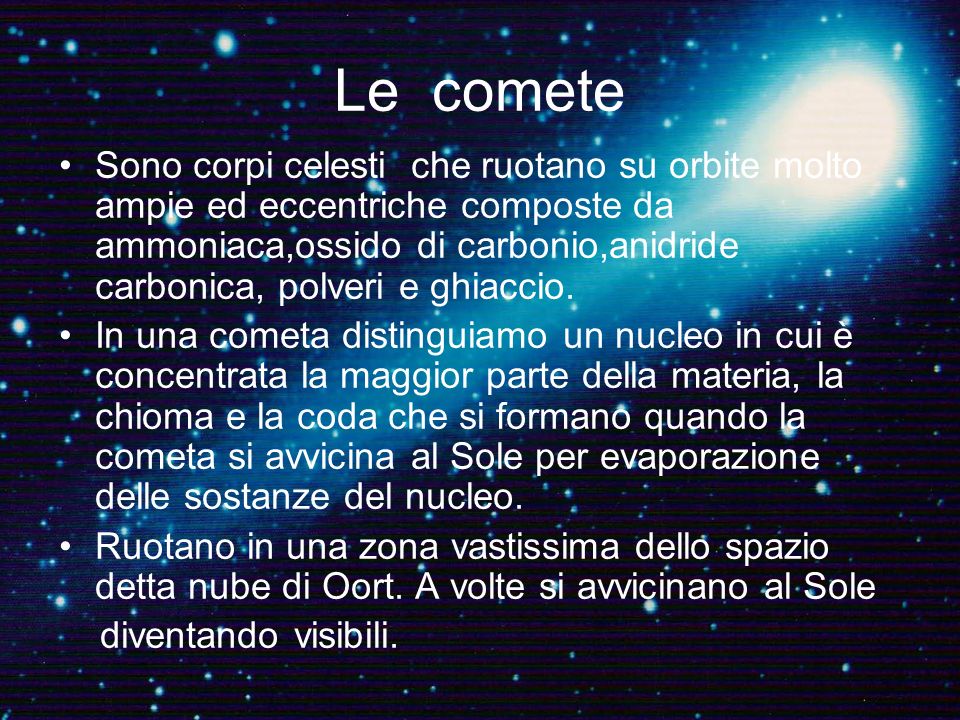 Le comete