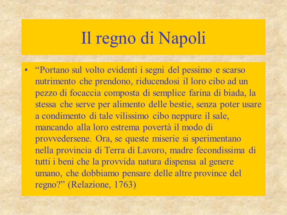 Il regno di Napoli