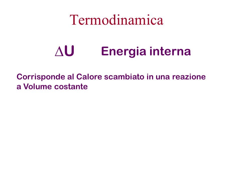 Termodinamica DU Energia interna