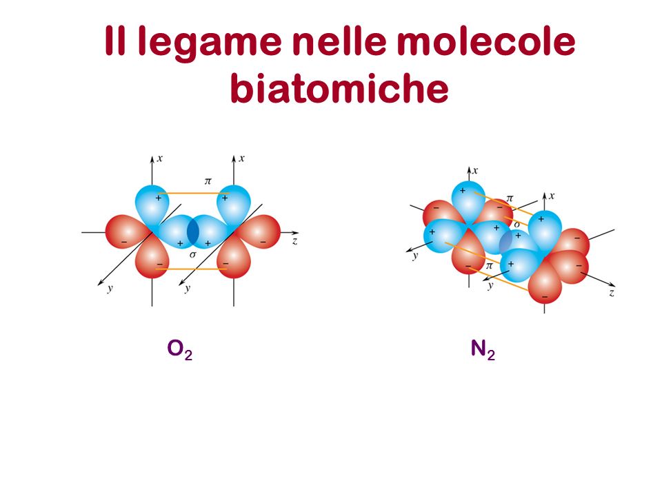Il legame nelle molecole biatomiche